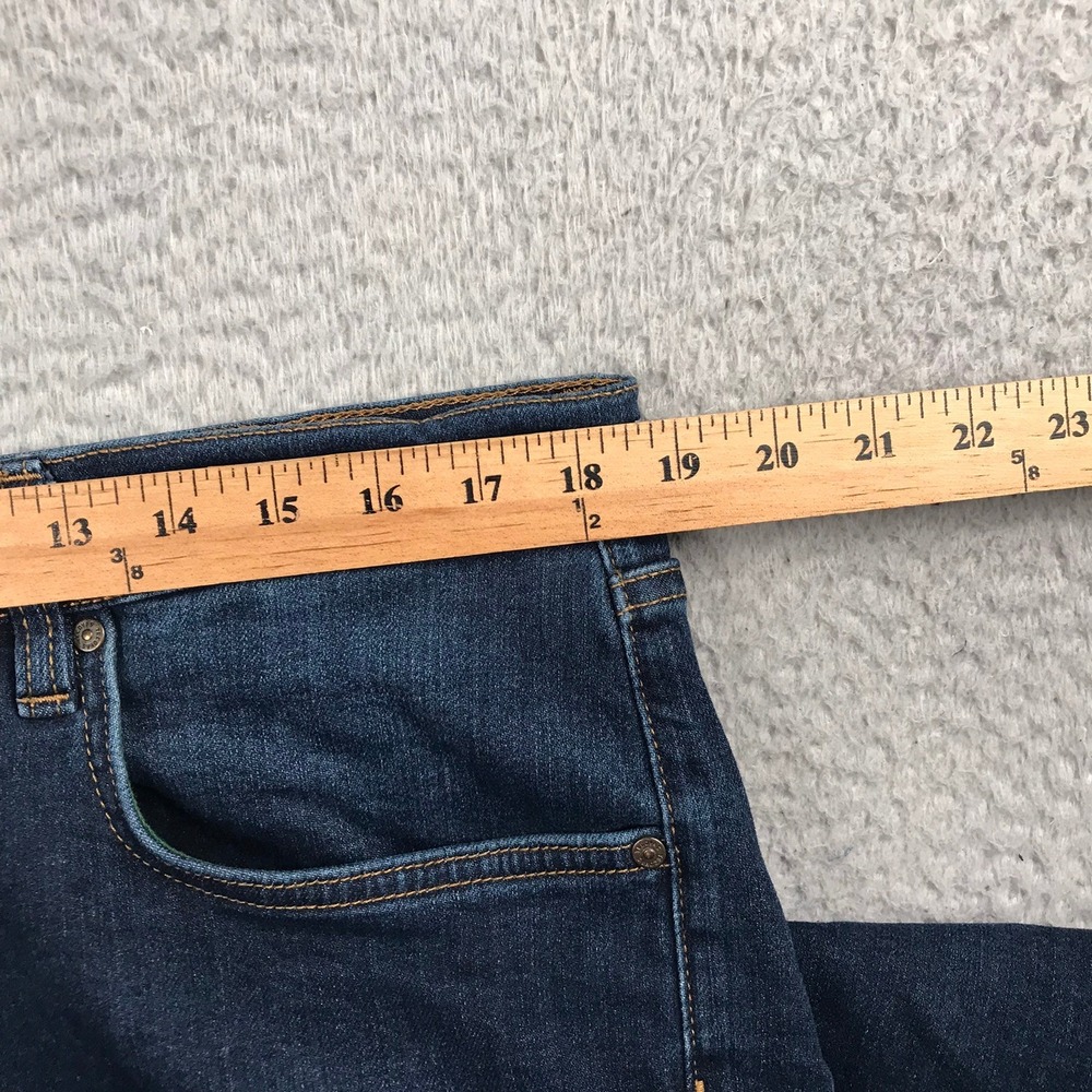 Tecovas Standard Jean Mens 36 (37x34) Dark Blue Straight Leg Stretch Denim - Picture 12 of 16